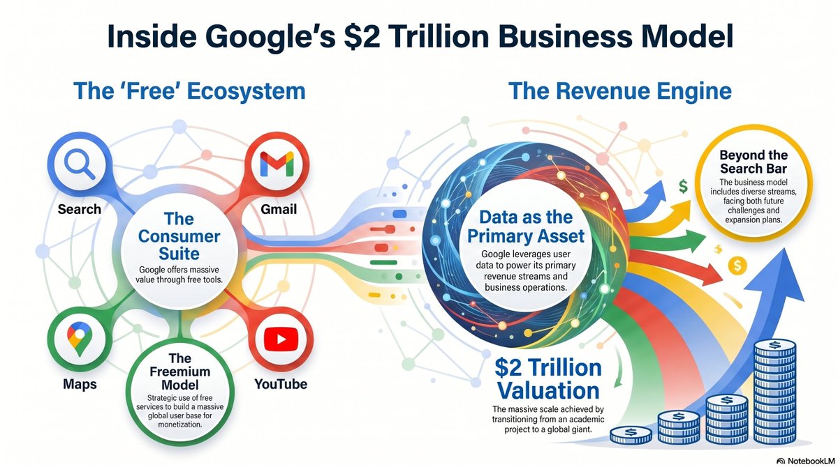 HeetDayaniBJP's tweet image. Google's $2 Trillion Business Model: How Google Earns Money
#REVENUE #BUSINESS