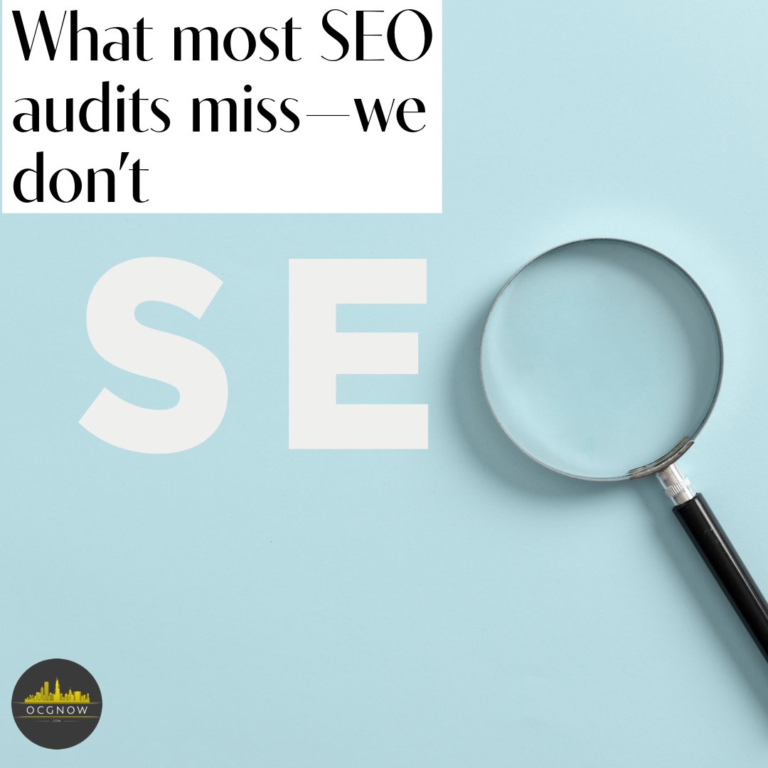 OCGNow's tweet photo. What most SEO audits miss—we don’t 🔍
https://t.co/2JS6P968nf

#TechnicalSEO #SEOTips #DigitalMarketing #WebsiteAudit #SEOExperts https://t.co/BnxKfpc9WL