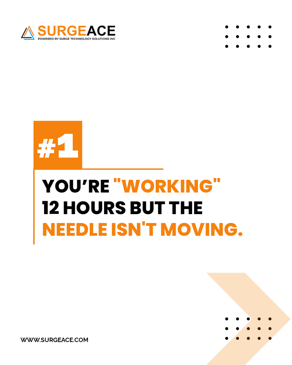 surgeaceinc's tweet image. If you’re always busy but never growing, your business is running you
#GymOwner #SportsStudio #EntrepreneurLife #BusinessScaling #PerformanceMarketing