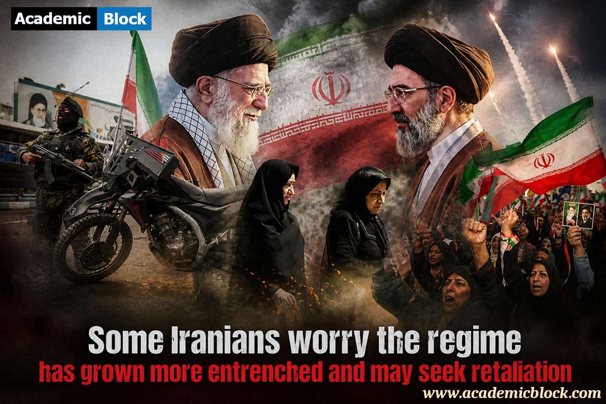 AcademicBlock_'s tweet image. 🔥 When fear meets defiance, what comes next?

Some Iranians are worried that instead of weakening, the regime may now be even more entrenched and preparing to strike back. 

#Iran #HumanRights #GlobalVoices #Freedom #StayInformed #academicblock