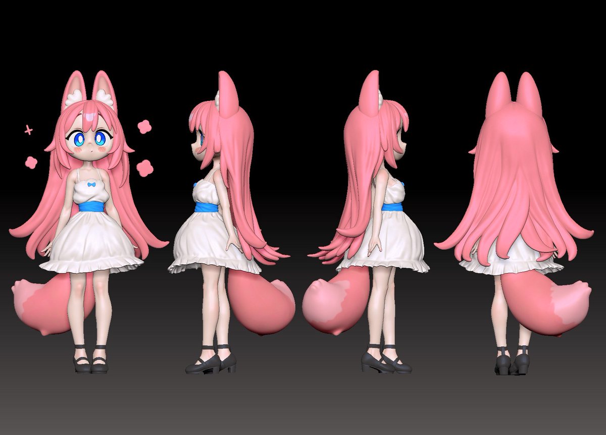 Jonathan_EvanD's tweet photo. Made this recently for practice based on an AI concept art I found on Pinterest
Software: Zbrush and Blender

#figure #collectibles #animegirl #b3d #zbrush https://t.co/JnIBf9Sja7