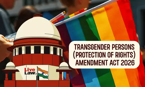 LiveLawIndia's tweet image. #TransgenderRights: #SupremeCourt to hear today a batch of pleas challenging constitutional validity of the Transgender Persons (Protection of Rights) Amendment Act, 2026

Bench: CJI Surya Kant and J Joymalya Bagchi

The petitioners claim that the amendments take away the