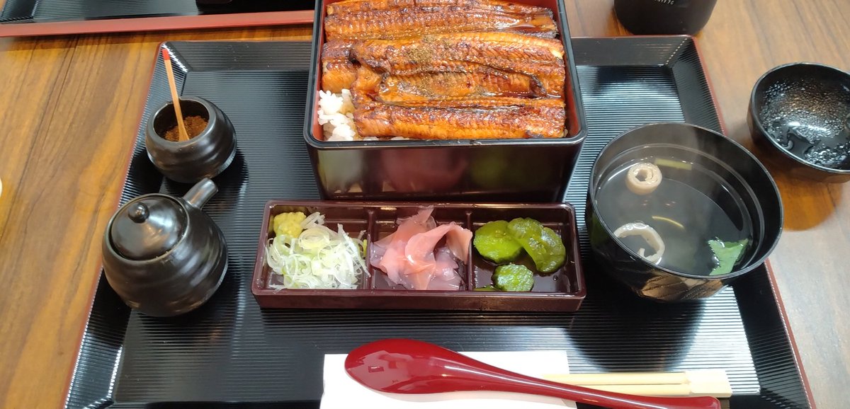 某OMに鰻重を御馳走になる(ΦωΦ)