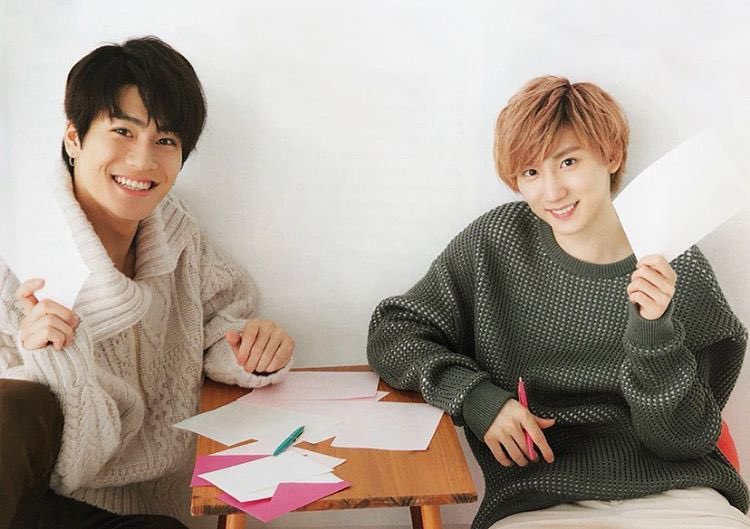 dokuneee きょもしん(きょもがピンク、慎太郎が緑) あべさく(阿部