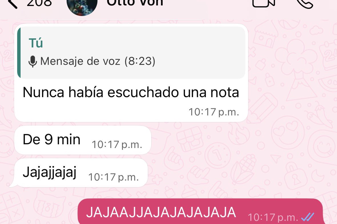 arletteelozano's tweet photo. Cosas que implican el ser mi daily chat: jajajajajajaja😔 https://t.co/deNWB0dmNe