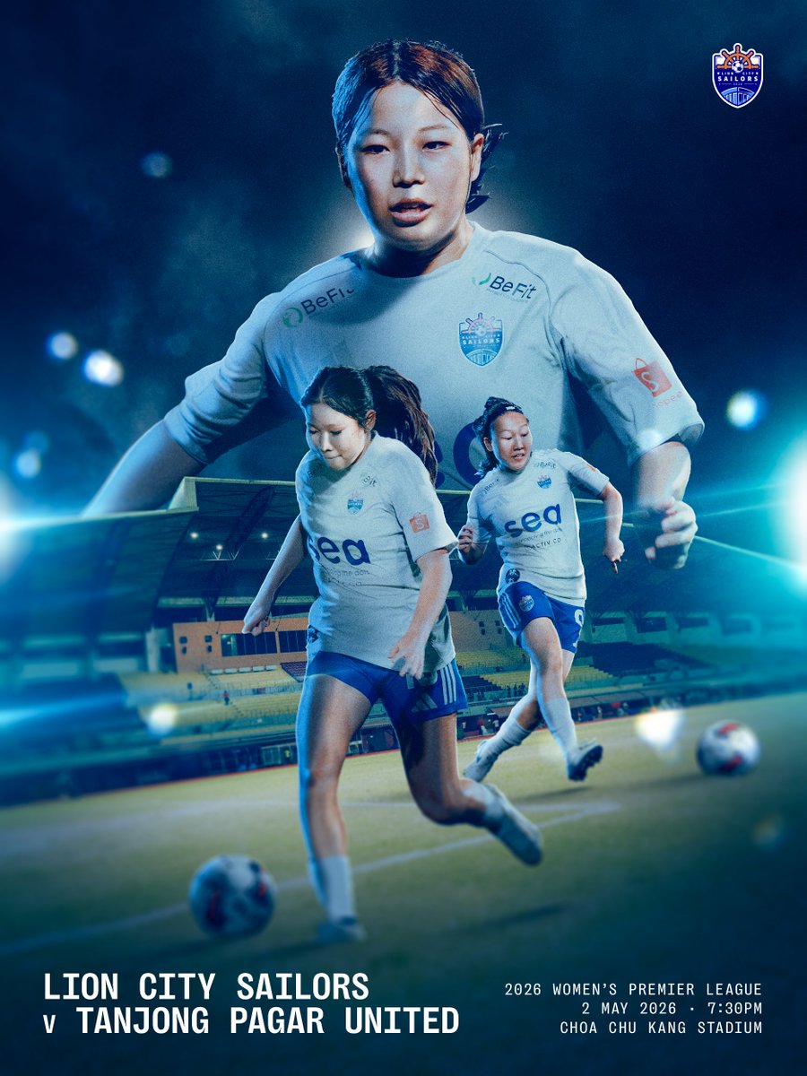 najywan's tweet image. 🎨 Last weekend's set of Match Posters.

#smsports #lioncitysailors #allhandsondeck