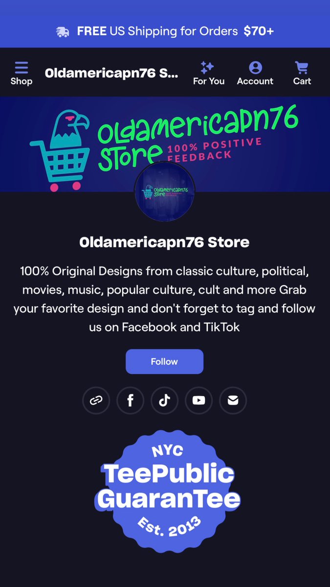 Eric_Viteri's tweet image. teepublic.com/user/https-www… #teepublic #teepublicartist #onlineshopping #freeshipping #vinted #ebay #offers