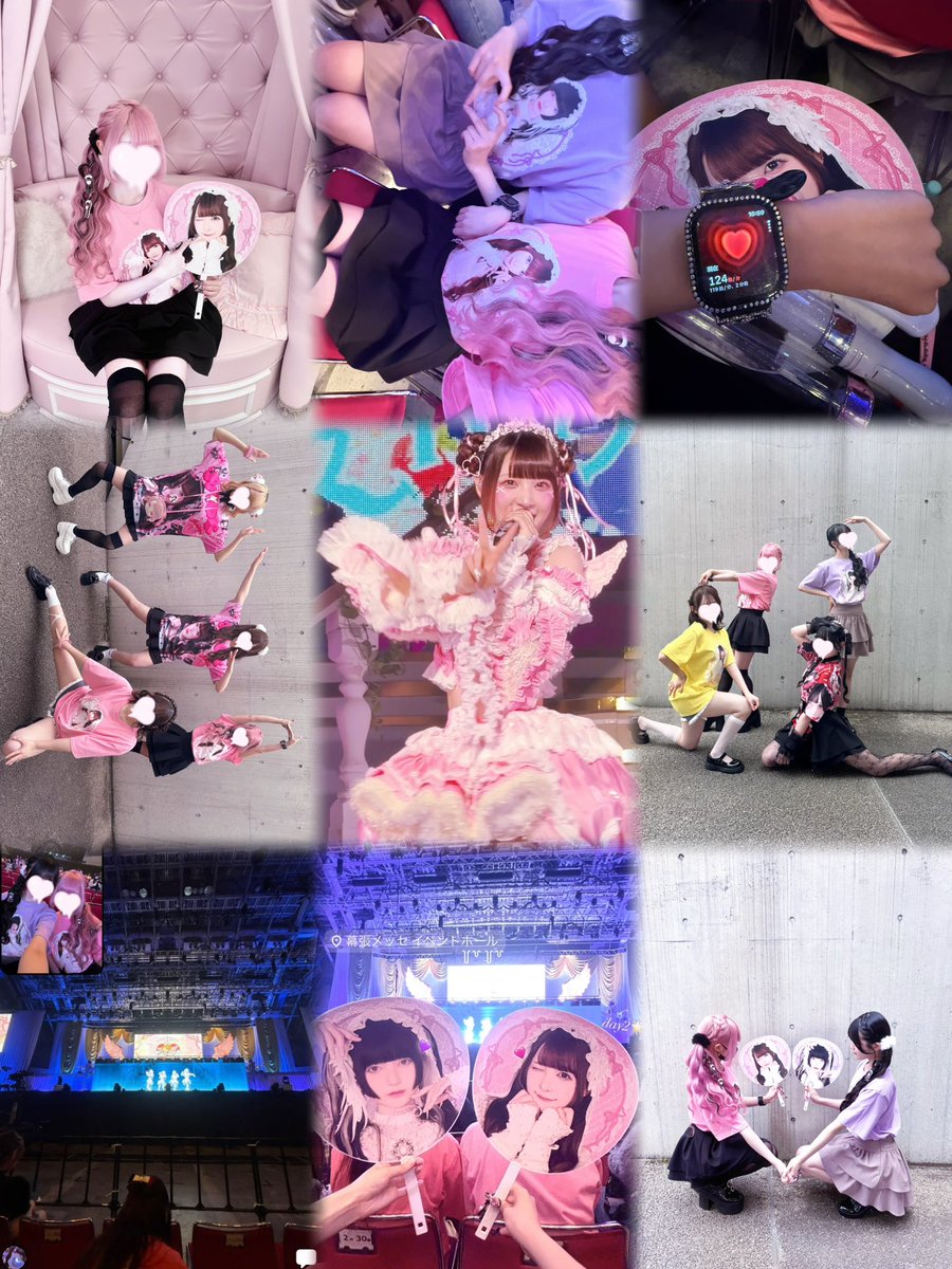 Pink_810_'s tweet photo. 幕張まとめ🌟過去一楽しい現場だった(っ ̫ ; ˘ )💖こんな日が毎日続いて欲しいな〜の気持ち❣️

#きゅるちゃん幕張 https://t.co/iSUcauTGtt