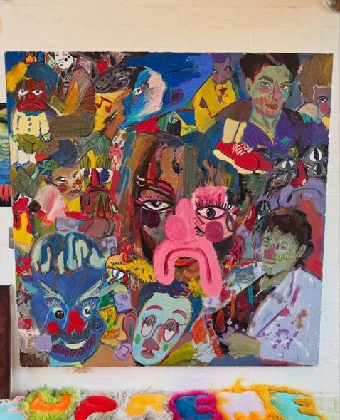 RpplMag's tweet photo. Olaolu Slawn commissioned to create cover art and vinyl design for Michael Jackson’s upcoming release. https://t.co/1JBBgoFNKq