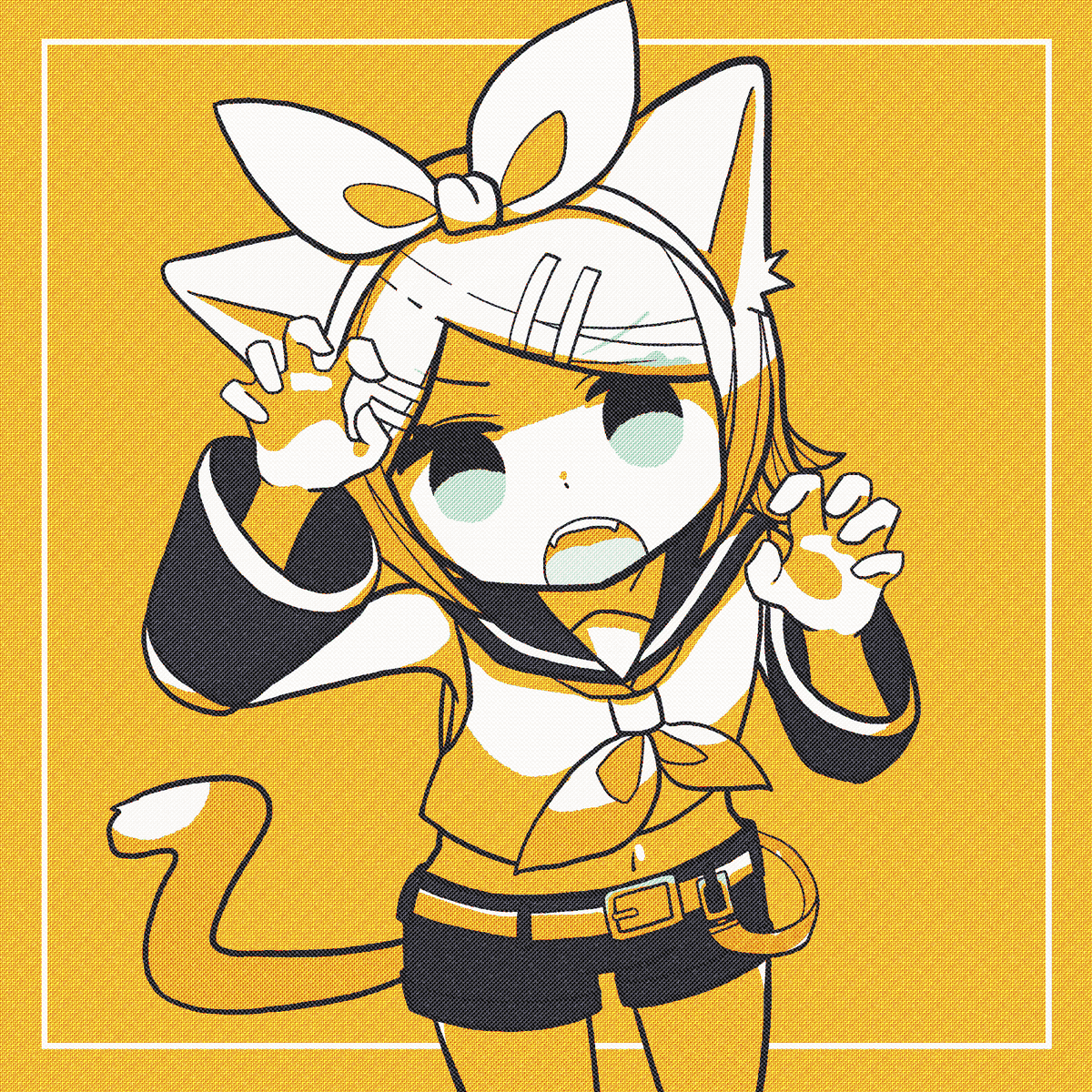 鏡音リン 「」|なののイラスト