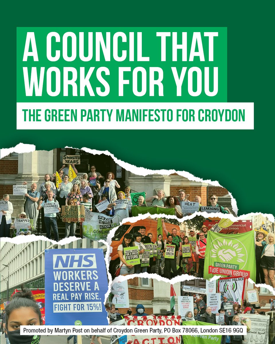 Croydon Green Party tweet media