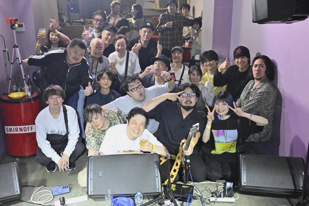 nerdsjpn's tweet photo. thanks for coming
皆さんと乾杯できて素敵な夜になりました！
ご来場ありがとうございました！
また🍻しましょう！
photo by aiko / kakip
#NERDS #ホッダーラ https://t.co/Z7DdLe6DNz