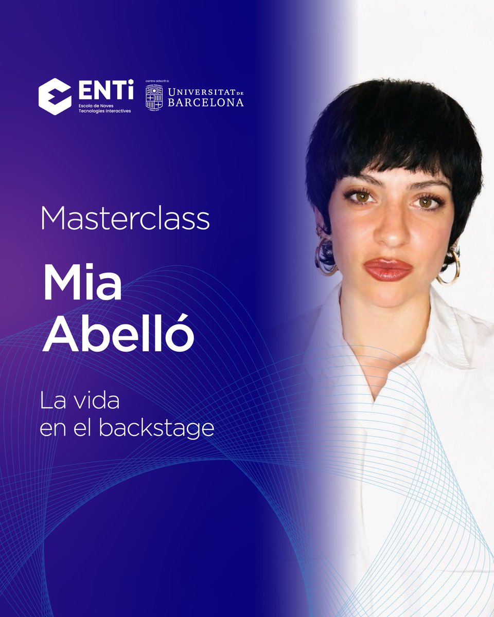 ENTI_BCN's tweet photo. Ha sigut un plaer poder comptar amb l'experiència de Mía Abelló per parlar sobre què hi ha darrere els festivals, amb exemples reals de com s'organitza i es financia un acte culturtal d'aquesta mida.
Una altra #masterclass exclusiva per la comunitat #ENTIUB #PMSIE https://t.co/Q8lrA9IhLB