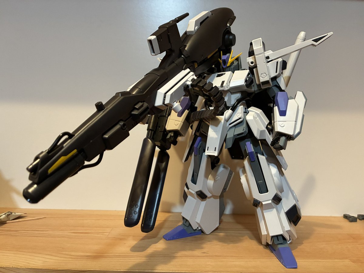 完成報告忘れてました！ MG FAZZ Ver.Ka、素組みにて完成です！ この後