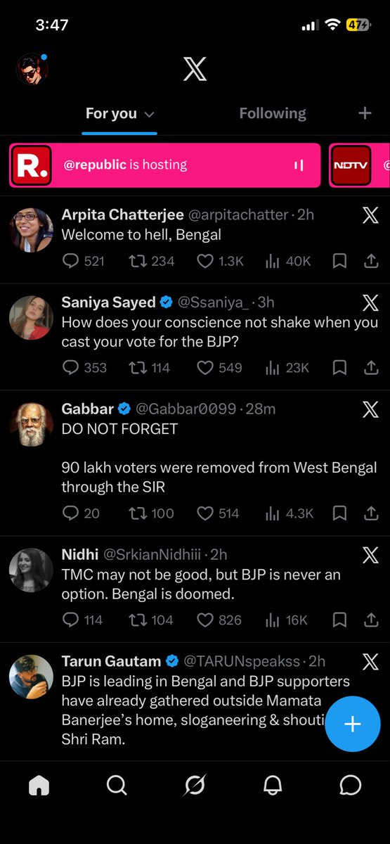 thodasa_stark's tweet photo. @shambhav15 Look at the meltdown and please make a reaction video on it ๐๐ #electionmeltdown https://t.co/gQR5rh8wRE