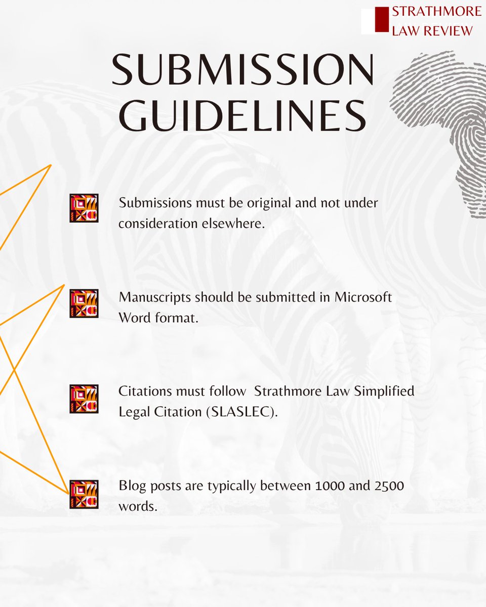 Strathmore Law Review tweet media