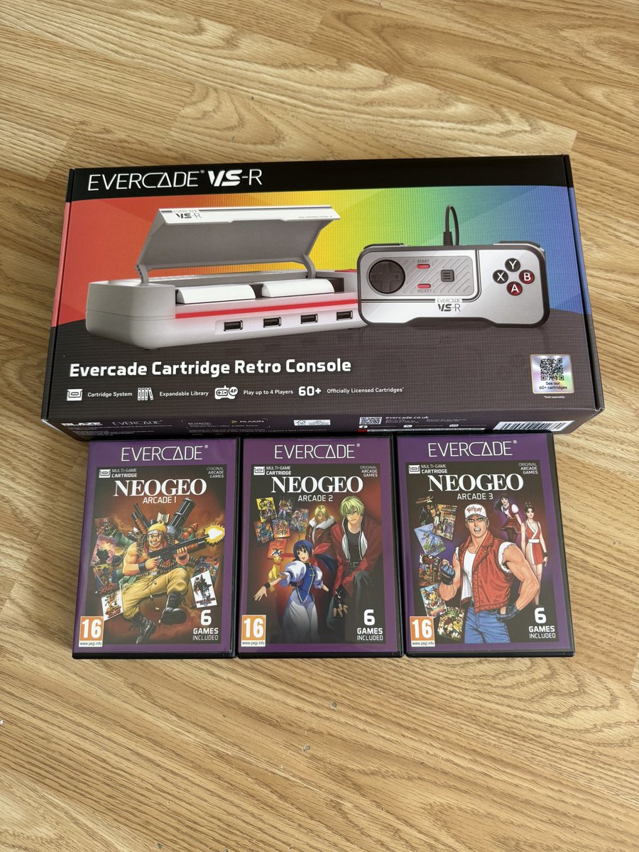 MrMidnight1188's tweet image. Since you asked. This is how I’m spending mine 😊 

#retrogaming
#SNK
#NeoGeo
#EvercadeVS 
#NintendoSwitch2 
#ACA
#ArcadeArchives
