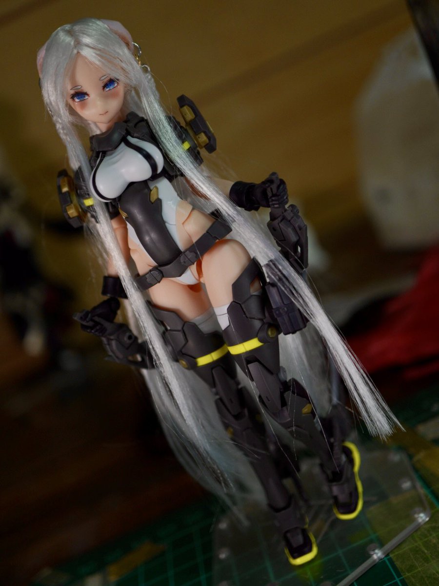HANJII05's tweet photo. ガルムリッパーさんのウィッグはロングでもいいなーいや、ロングがいいな(੭˙꒳˙ ) https://t.co/b7KQ7fVSgu