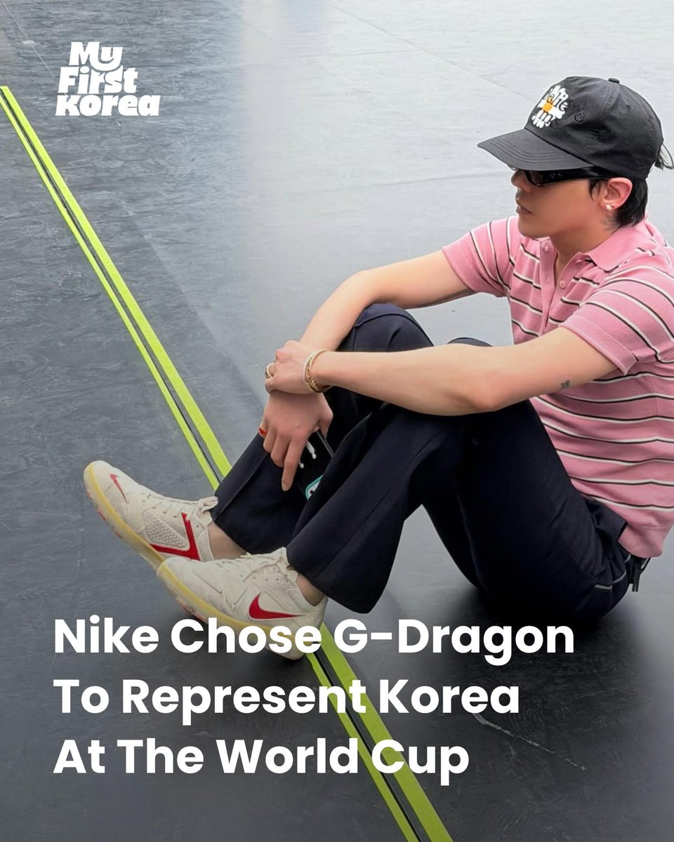 Nike Chose G-Dragon To Represent Korea At The World Cup. 
#GDRAGON #PEACEMINUSONE 🌼✔️