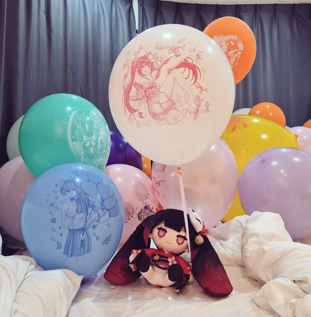 Clear_Haneul's tweet photo. great fun in the run to elation event! 🥰 also glad I could also be part of the balloon room with @BalloonSummer @HirumiFuon @Ayaya__Chan sparkle did also had fun too~ 🎇❤️ https://t.co/G1yDNtJ3Cq