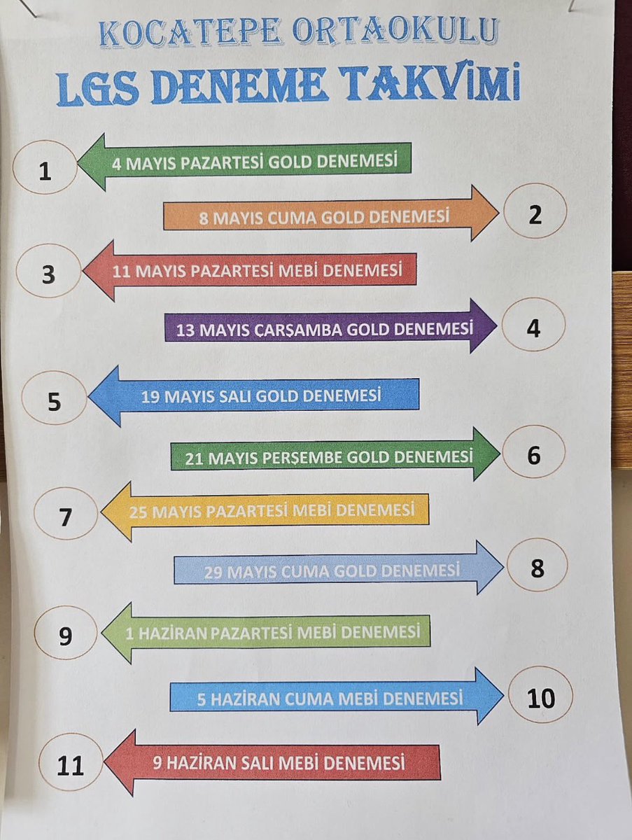 Kocatepe47's tweet photo. ŞİMDİLİK KESİNLEŞEN DENEME TAKVİMİMİZ.DEVAMI TAKVİME EKLENECEK.
Öğrencilerimizin sınav sürecine hazır ve güçlü adımlarla ilerlemesi için 11 oturumluk LGS Deneme Takvimi hazırladık.✍️📘
Çocuklarımızın başarısı için daima çalışmaya devam edeceğiz.
@makdag47 
@klcengiz https://t.co/gWkM5OmuYP