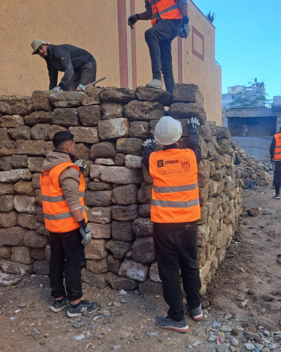 UNESCO's tweet image. .@UNESCO has delivered $5.7M in emergency support in #Gaza, saving damaged heritage, restoring learning opportunities, providing psychosocial support and equipping journalists to work safely. These actions vital for a healing community.

But recovery cannot stop here. $116.5M