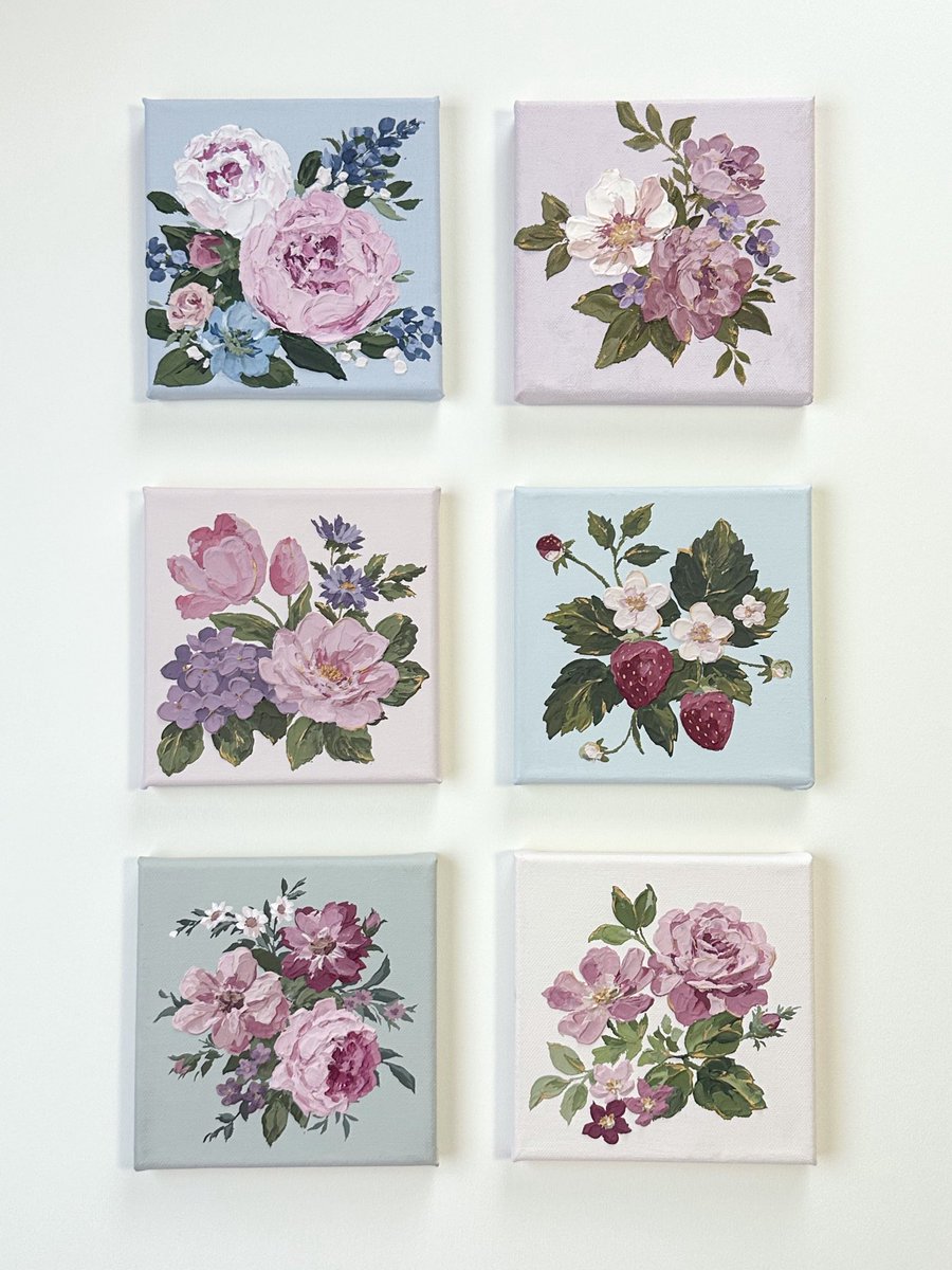 meg_meri's tweet photo. お花のテクスチャーアートを描いています💐

#ゴールデンウィークSNS展覧会2026 https://t.co/ogXnyQjDxy