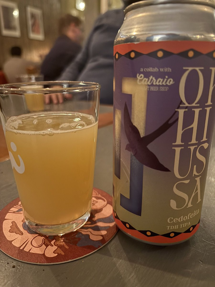 drcassiano66's tweet image. Cedofeita
Ophiussa (Portugal 🇵🇹)
Catraio - Craft Beer Shop &amp;amp; Bar (Portugal 🇵🇹)
Triple New England IPA; 10% ABV 
#CraftBeer #cervejaartesanal