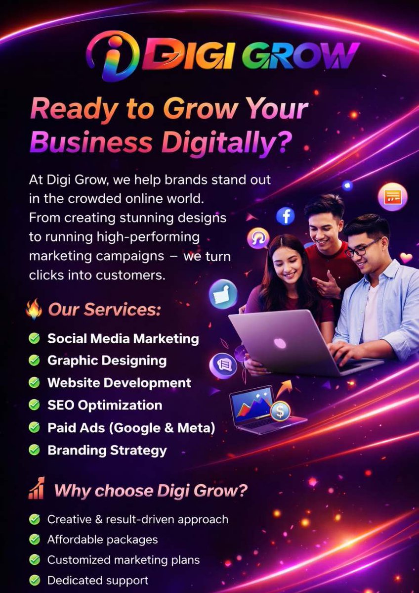 idigi_grow4's tweet image. From learning to earning starts here 💰

Learning without earning feels incomplete.
That’s why I Digi Grow focuses on results:

💡 Learn real skills
💻 Practice on real projects

#LearnAndEarn #OnlineCareer #DigitalJourney #IDigiGrow