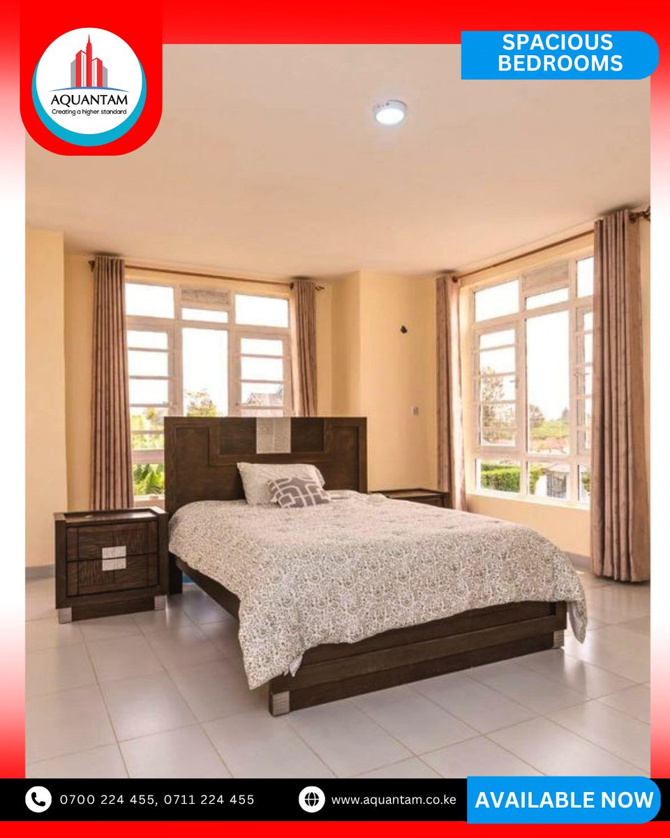 AquantamGroup's tweet photo. 🏡 5BR all en-suite home + 3BR duplex wing (incomplete) on ¼ acre in a secure Nairobi estate. Bright, spacious &amp; move-in ready. Ideal for family living + rental income. Near top schools &amp; malls.

📞 0700 224455 / 0711 224455
#NairobiRealEstate #PropertyForSale #KenyaHomes https://t.co/NSsWoQigOG