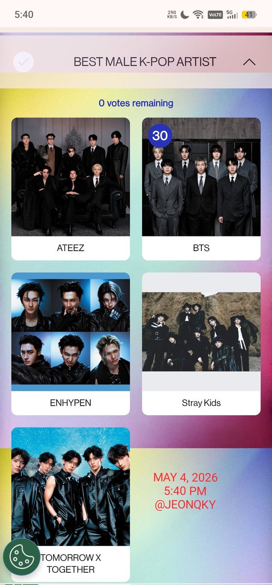 <a href="/eyzra_jeon/">•|ézra|•⁷ IS LAUGHING AT YOUR STUPIDITY</a> “I am from #GDM1 and I am voting for BTS on Amas
#amavotingbattle
#eyzrajamstillgood”