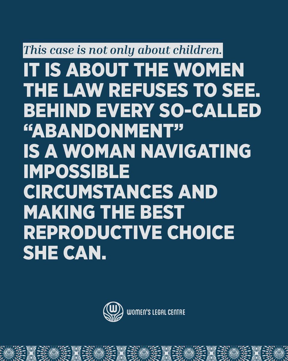 Women's Legal Centre tweet media