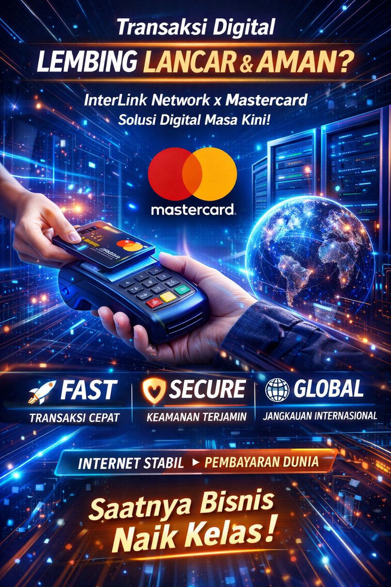 Permata1024's tweet photo. Transaksi cepat butuh lebih dari sekadar kartu global—kombinasikan kekuatan pembayaran dan jaringan stabil untuk bisnis yang siap go international 

#interLink #ITLG #ITL https://t.co/PY2tuezeqz