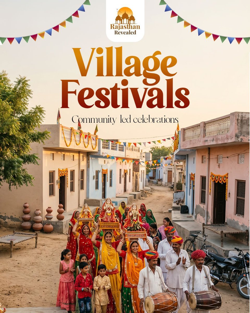 RajasthanReveal's tweet image. Celebrations rooted in community and culture.
#Culture #RajasthanRevealed