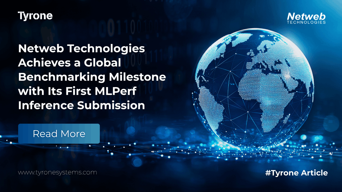 netwebtech's tweet photo. Netweb Technologies’s first submission to MLPerf Inference by MLCommons marks a key step in its AI journey.
Benchmarks measure performance—not narratives. As AI scales, inference defines real-world impact. India is building, not just consuming, AI
#MLPerf @nvidia https://t.co/U60Gh1HKZT