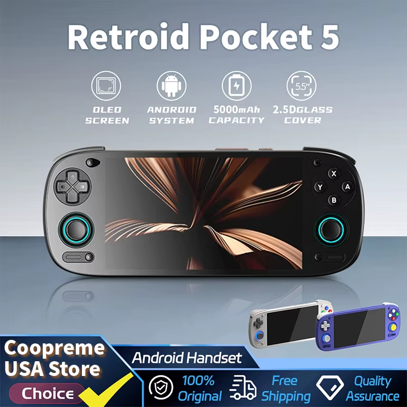 SlayInSeconds's tweet photo. Top On Sale Product Recommendations!
Retroid Pocket 5 Handheld Game Console 5.5'' AMOLED Screen Android13 Joystick RGB Lighting Effect Active Cooling Video Games
Price Now: USD 275.69 (Original price: USD 841.50,  67% off)
🔗Click &amp; Buy: https://t.co/5UF1xlkdmV https://t.co/a02CRtsMop