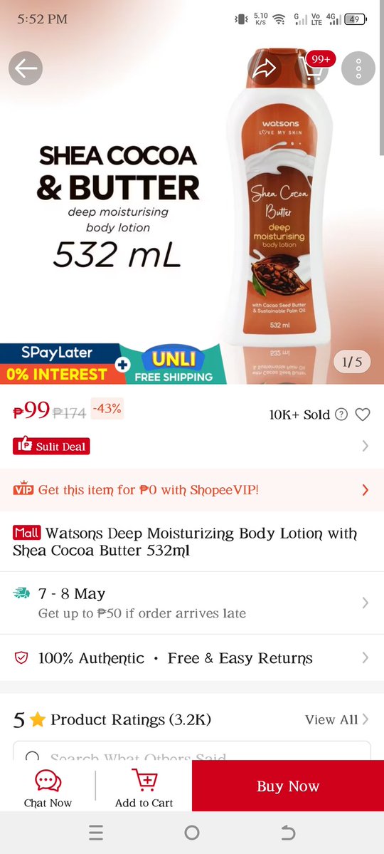 Link:
s.shopee.ph/4qCD2VQYcd