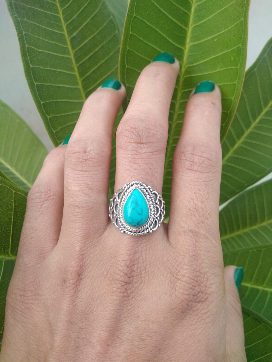 jewelrycreatio1's tweet photo. Turquoise Ring,925 Sterling Silver,Designer Ring,Handmade Ring,Boho Ring,Engagement Ring,December Birthstone,Giftidea,Blue Turquoise Jewelry
Buy At:
https://t.co/LmtVffgjzi
#Naturalturquoisering #Gemstonering #Bluestonering #Hippiering #Artisanring #Promisering #Anniversarygift https://t.co/uZ5etDs8DY