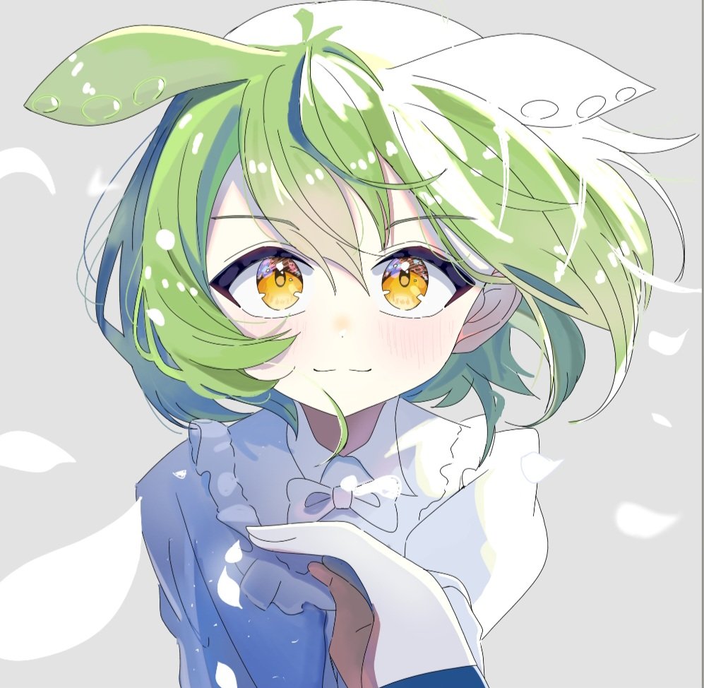 syumaru92's tweet photo. ずんだもんのやつ厚塗りのやり方、間違えた…キナコだけ厚塗りした https://t.co/Gs9dEHqgYs