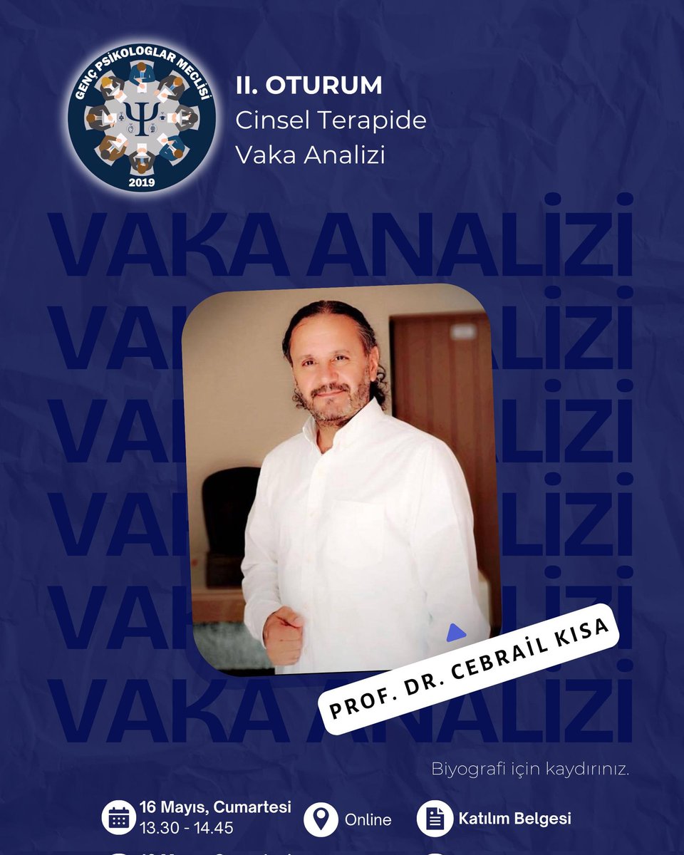 GPM_Resmi's tweet photo. 📌 VAKA ANALİZİ SEMPOZYUMU📌

Alanında 6 ruh sağlığı uzmanı ile 6 farklı ekolün yer alacağı sempozyumda ikinci oturum ;

Detaylı bilgi afişte yer almaktadır 😊. https://t.co/iC61Fdipgt