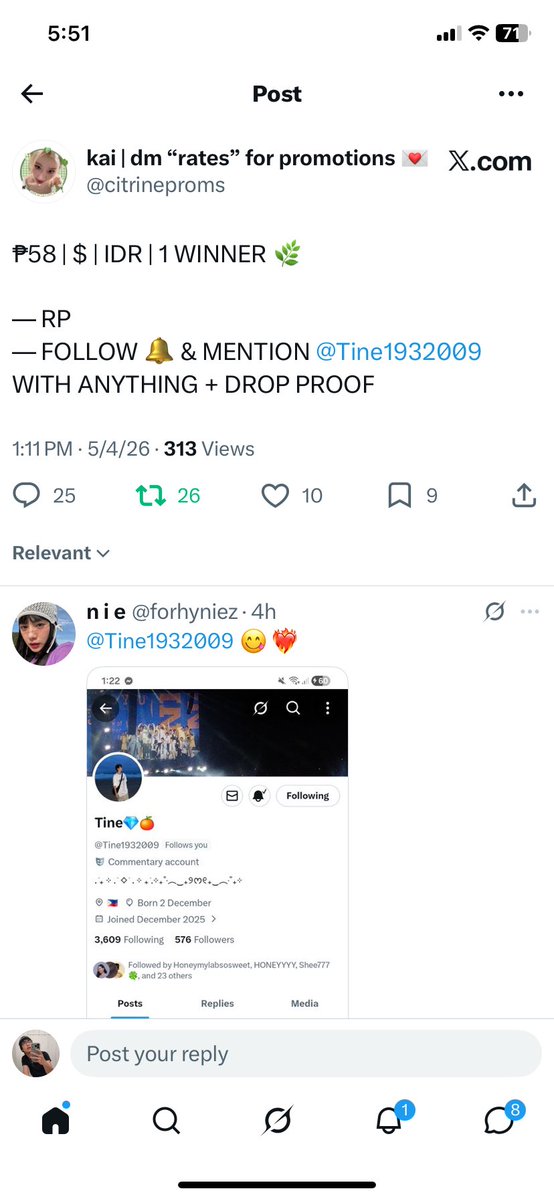 Eris na may arrive tweet media
