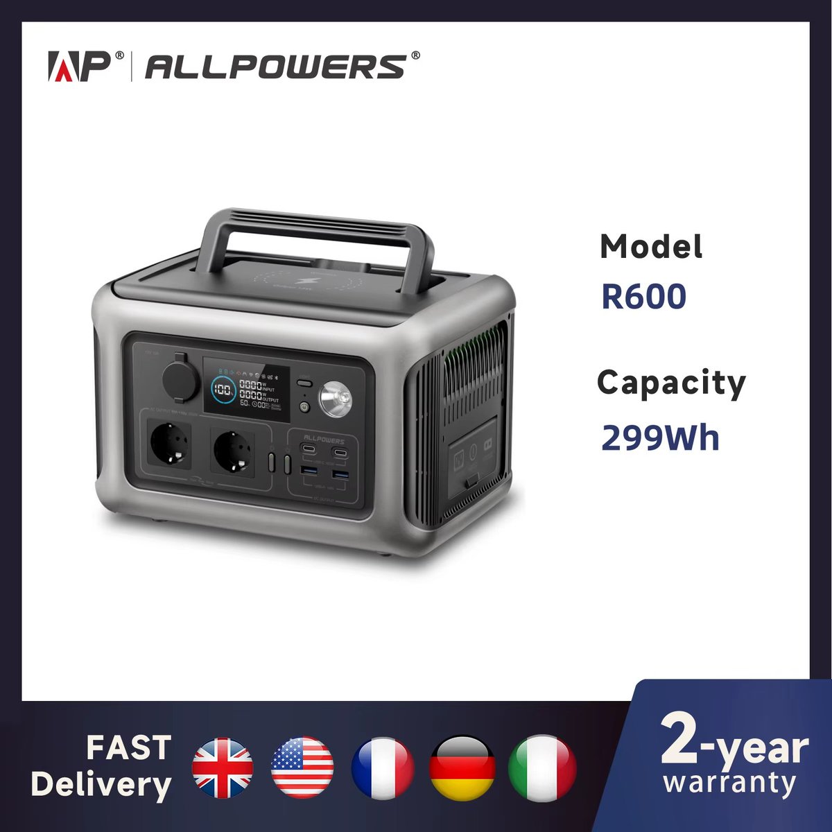 SlayInSeconds's tweet photo. Top On Sale Product Recommendations!
ALLPOWERS Portable Power Station R600, 299Wh LiFeP04 Battery with 2x 600W (1200W Surge) AC Outlets for Outdoor Camping RV Home
Price Now: USD 199.33 (Original price: USD 677.94,  71% off)
🔗Click &amp; Buy: https://t.co/c6HdvKpa0L https://t.co/UNoJpTCEDb