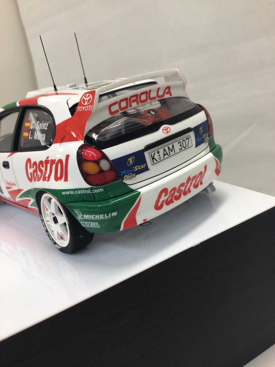 hobbyroad1's tweet photo. プラモデルコンテスト2026春受賞作品

カーモデル部門
銀賞

エント��ーNo.7
作品名：TOYOTA COROLLA WRC’98
作者名：くにっぱー https://t.co/HCANJhhcbX