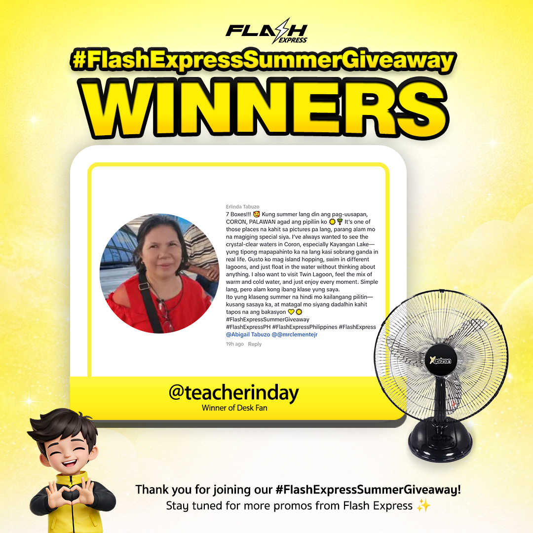 Flash Express Philippines tweet media
