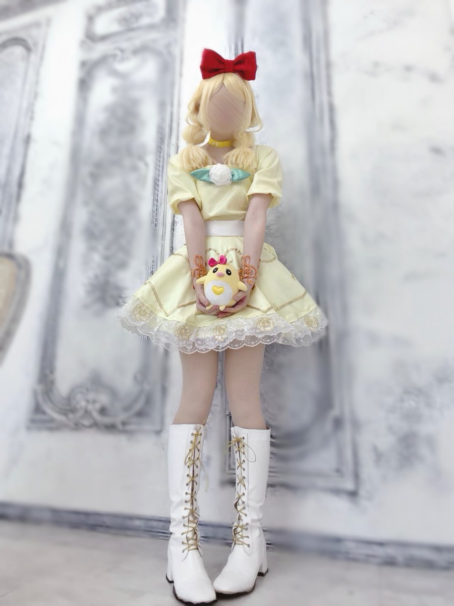 超おそほ〜だけど❣️作り直したらいい感じのシルエットになったよー😭💛✨
イノセントフレンドシップコーデ💛解‼️