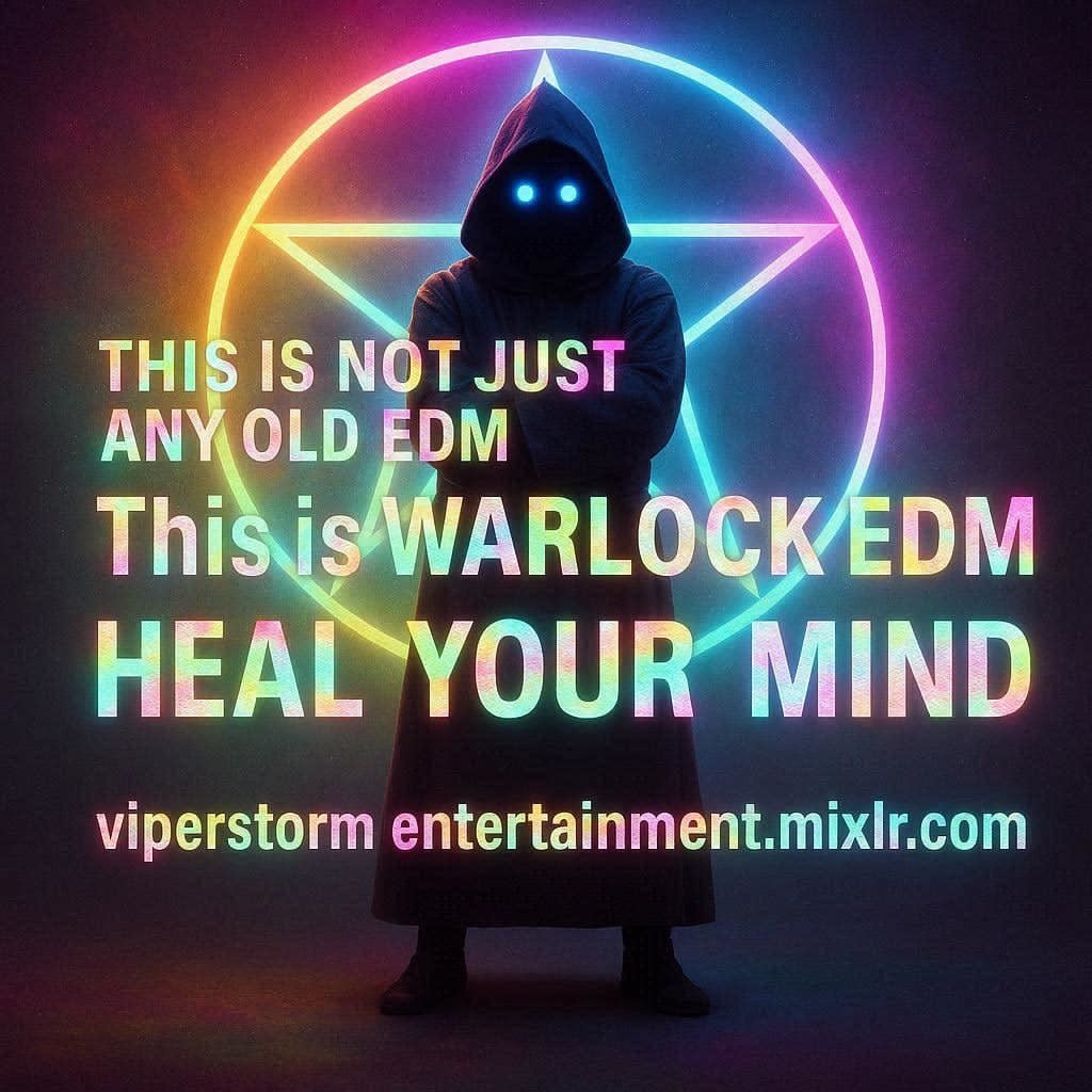 ViperStormSM's tweet image. Welcome to The Snake Pit Music Podcast with Warlock EDM! This Tuesday Wednesday Friday &amp;amp; Sunday 8pm UK 3pm US! Listen at viperstorm-entertainment.mixlr.com Mild Language Warning! Experience The Energy &amp;amp; Feel Those Good Vibez  #edm #gamingmusic #Paganmusic #moviemusic