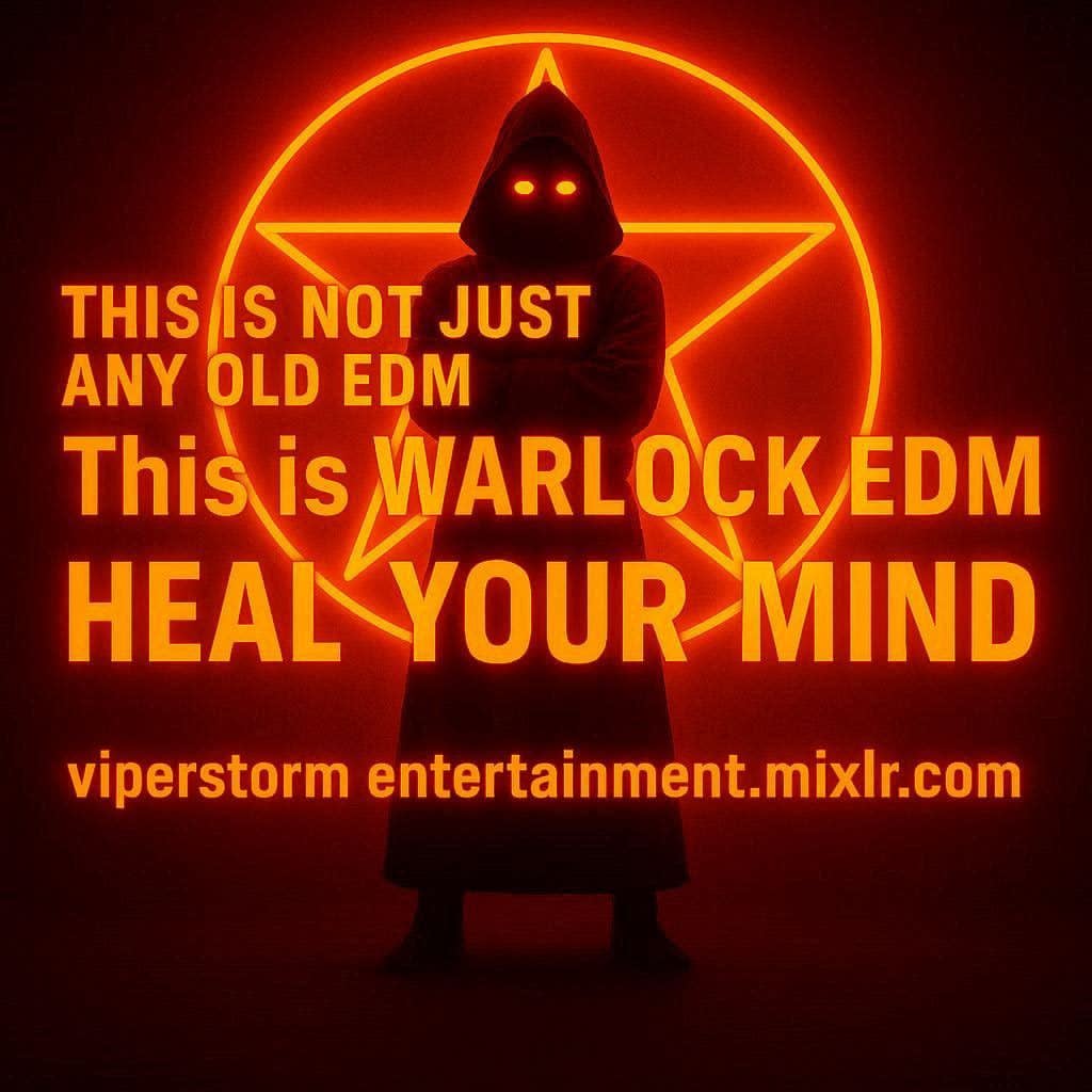ViperStormSM's tweet image. Welcome to The Snake Pit Music Podcast with Warlock EDM! This Tuesday Wednesday Friday &amp;amp; Sunday 8pm UK 3pm US! Listen at viperstorm-entertainment.mixlr.com Mild Language Warning! Experience The Energy &amp;amp; Feel Those Good Vibez  #edm #gamingmusic #Paganmusic #moviemusic