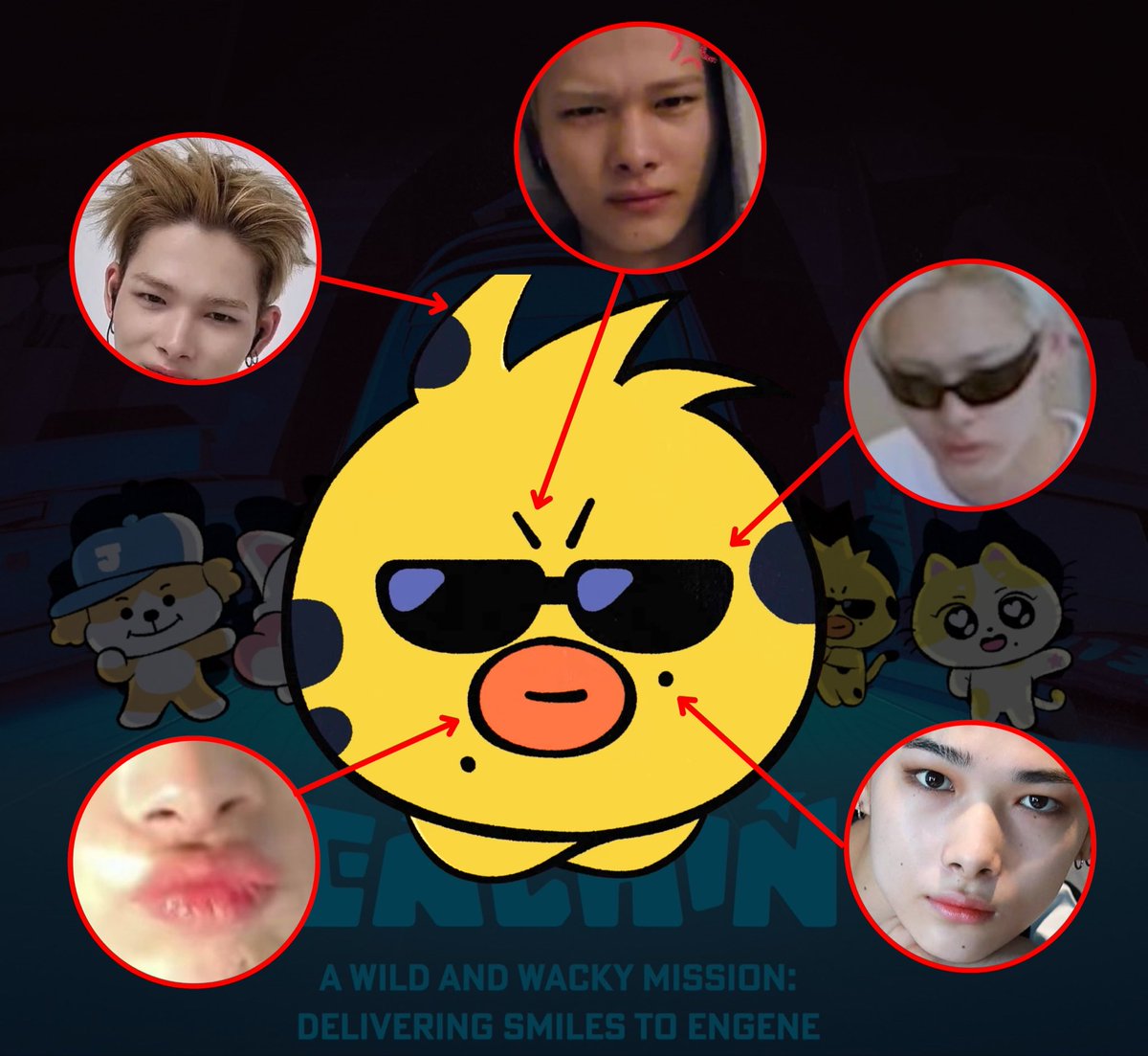 ni-ki's doll (PU-NI) accuracy check:

✅ hair
✅ sunglasses
✅ moles
✅ facial expression
✅ duck lips

assessment: 100% ACCURATE 💯

#NI_KI #니키 #ニキ