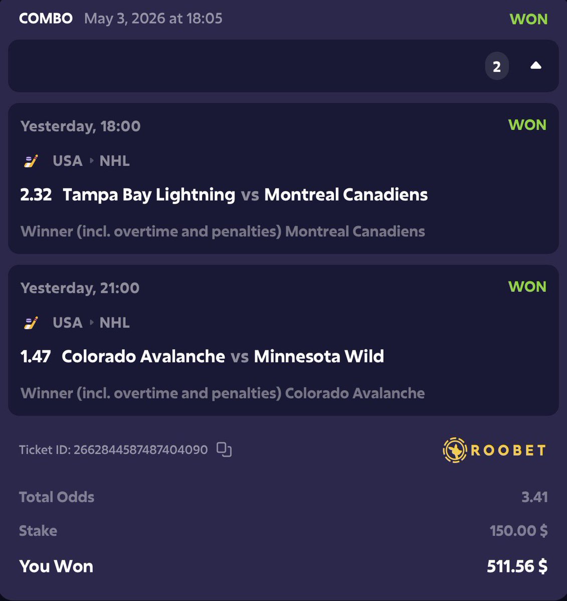 Degen Parlay tweet media
