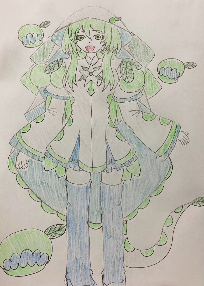 #みどりの日だからみんな緑髪を愛でるんだ